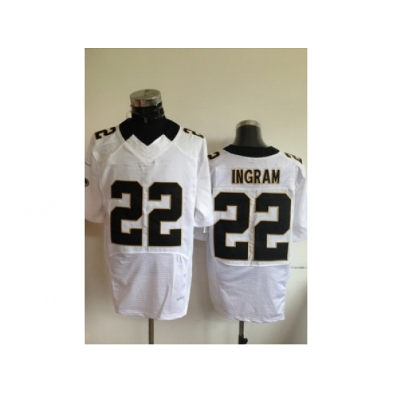 Nike New Orleans Saints 22 Mark Ingram White Elite NFL Jersey Nike New Orleans Saints 22 Mark Ingram White Elite NFL Jersey