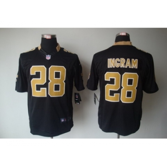 Nike New Orleans Saints 28 Mark Ingram Black LIMITED NFL Jersey Nike New Orleans Saints 28 Mark Ingram Black LIMITED NFL Jersey