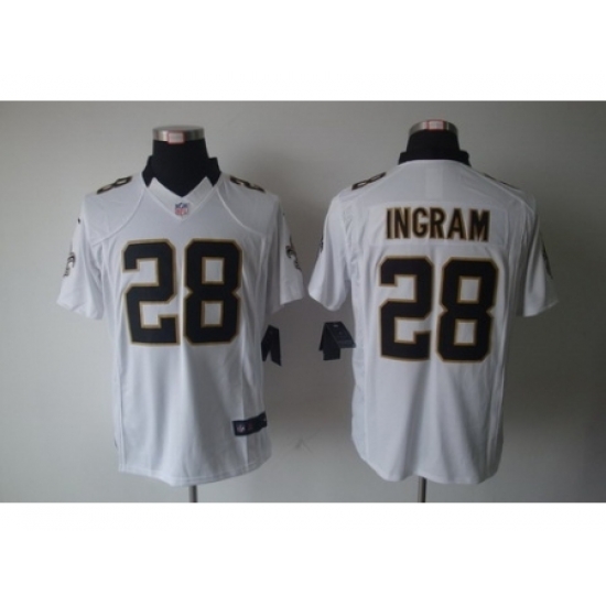 Nike New Orleans Saints 28 Mark Ingram White LIMITED NFL Jersey Nike New Orleans Saints 28 Mark Ingram White LIMITED NFL Jersey
