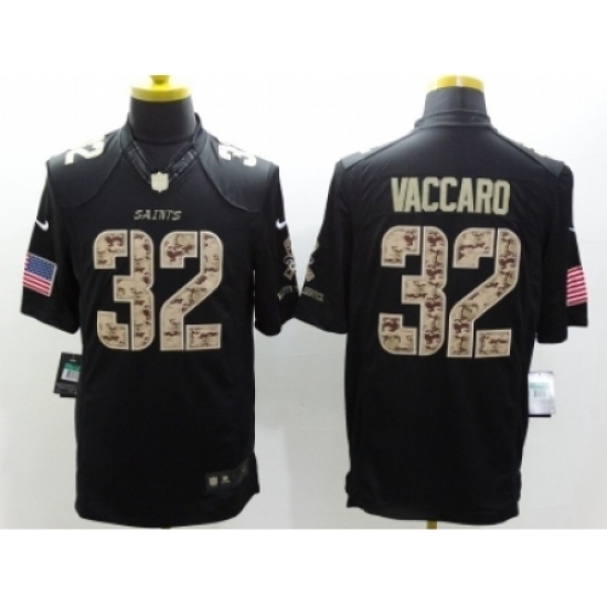 Nike New Orleans Saints 32 Kenny Vaccaro Black Limited Salute to Service NFL Jersey Nike New Orleans Saints 32 Kenny Vaccaro Black Limited Salute to Service NFL Jersey