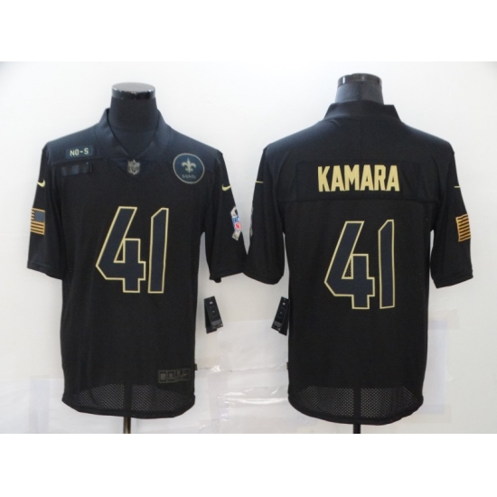 Nike New Orleans Saints 41 Alvin Kamara Black 2020 Salute To Service Limited Jersey Nike New Orleans Saints 41 Alvin Kamara Black 2020 Salute To Service Limited Jersey