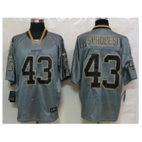 Nike New Orleans Saints 43 Darren Sproles Grey Elite Lights out NFL Jersey Nike New Orleans Saints 43 Darren Sproles Grey Elite Lights out NFL Jersey