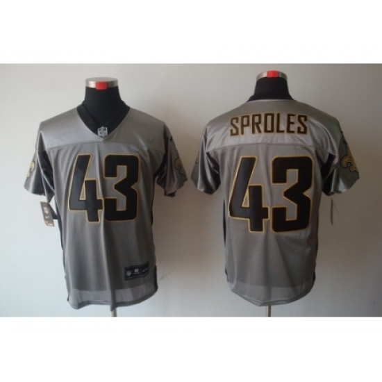Nike New Orleans Saints 43 Darren Sproles Grey Elite Shadow NFL Jersey Nike New Orleans Saints 43 Darren Sproles Grey Elite Shadow NFL Jersey