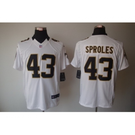 Nike New Orleans Saints 43 Darren Sproles White LIMITED NFL Jersey Nike New Orleans Saints 43 Darren Sproles White LIMITED NFL Jersey