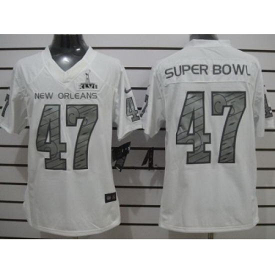 Nike New Orleans Saints 47Th White Limited Super Bowl NFL Jersey Nike New Orleans Saints 47Th White Limited Super Bowl NFL Jersey