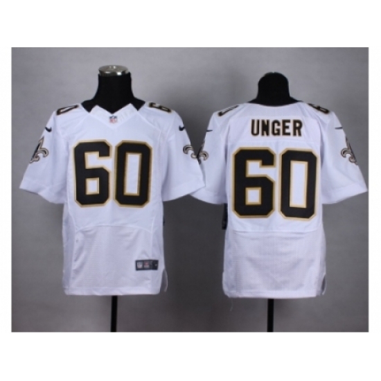 Nike New Orleans Saints 60 Max Unger white Elite NFL Jersey Nike New Orleans Saints 60 Max Unger white Elite NFL Jersey