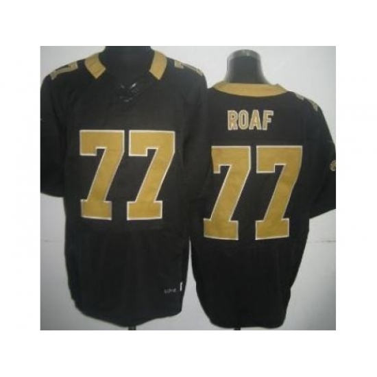Nike New Orleans Saints 77 Willie Roaf Black Elite NFL Jersey Nike New Orleans Saints 77 Willie Roaf Black Elite NFL Jersey