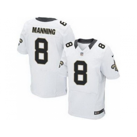 Nike New Orleans Saints 8 Archie Manning White Elite NFL Jersey Nike New Orleans Saints 8 Archie Manning White Elite NFL Jersey