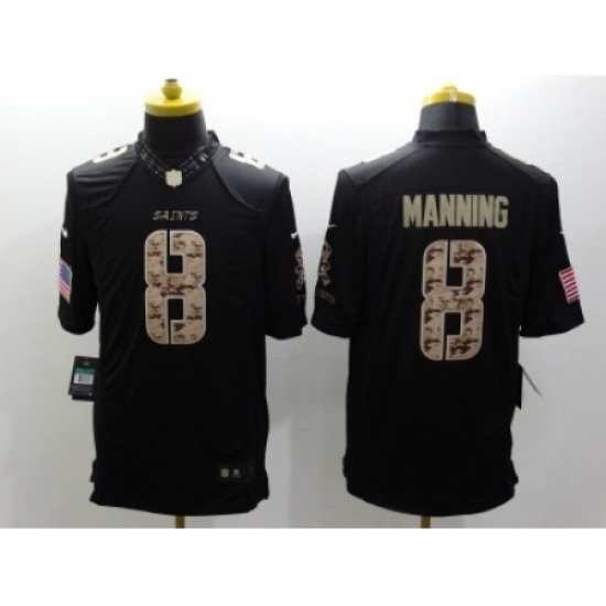 Nike New Orleans Saints 8 manning Black Limited Salute to Service NFL Jersey Nike New Orleans Saints 8 manning Black Limited Salute to Service NFL Jersey