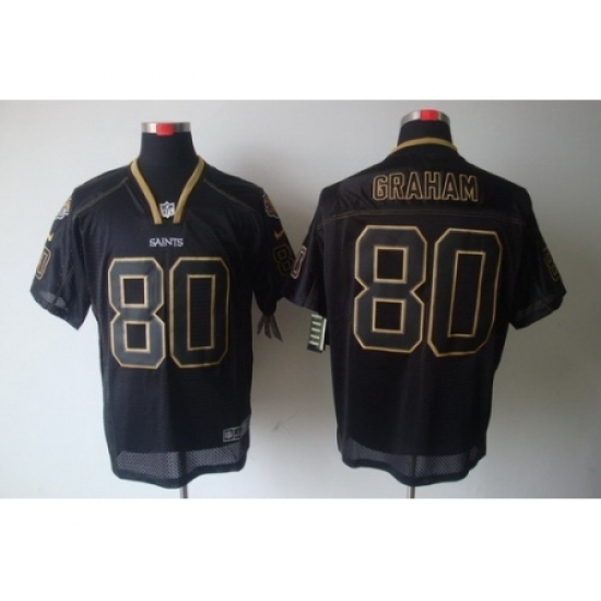 Nike New Orleans Saints 80 Jimmy Graham Black Elite Lights Out NFL Jersey Nike New Orleans Saints 80 Jimmy Graham Black Elite Lights Out NFL Jersey