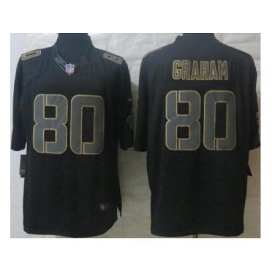 Nike New Orleans Saints 80 Jimmy Graham Black Limited Impact NFL Jersey Nike New Orleans Saints 80 Jimmy Graham Black Limited Impact NFL Jersey