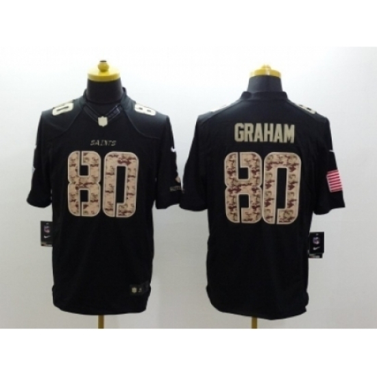 Nike New Orleans Saints 80 Jimmy Graham Black Limited Salute to Service NFL Jersey Nike New Orleans Saints 80 Jimmy Graham Black Limited Salute to Service NFL Jersey