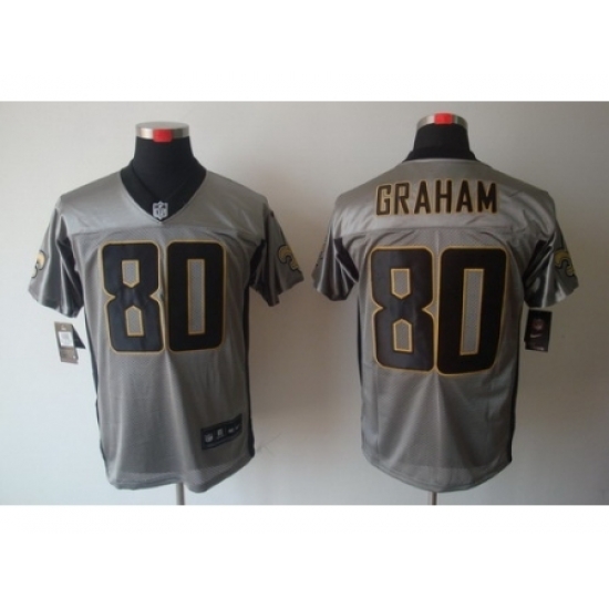 Nike New Orleans Saints 80 Jimmy Graham Grey Elite Shadow NFL Jersey Nike New Orleans Saints 80 Jimmy Graham Grey Elite Shadow NFL Jersey