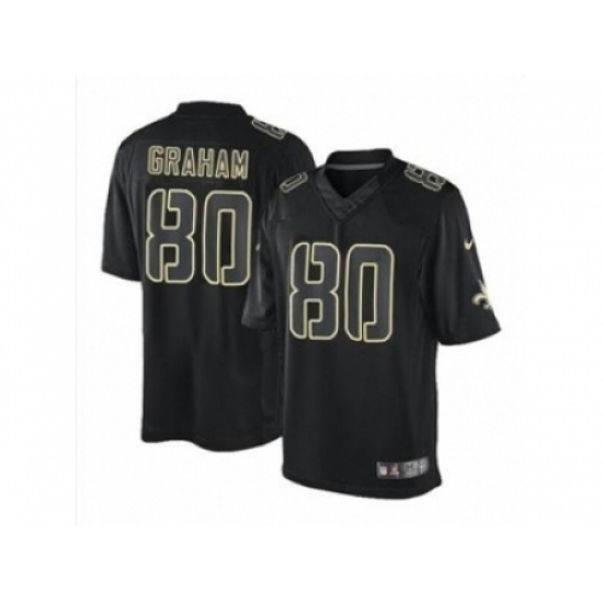 Nike New Orleans Saints 80 Jimmy Graham black Limited Impact Jersey Nike New Orleans Saints 80 Jimmy Graham black Limited Impact Jersey