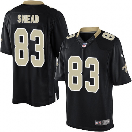 Nike New Orleans Saints #83 Willie Snead Mens Elite Black Team Color NFL Jersey Nike New Orleans Saints #83 Willie Snead Mens Elite Black Team Color NFL Jersey