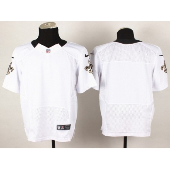 Nike New Orleans Saints Blank White Elite NFL Jersey Nike New Orleans Saints Blank White Elite NFL Jersey