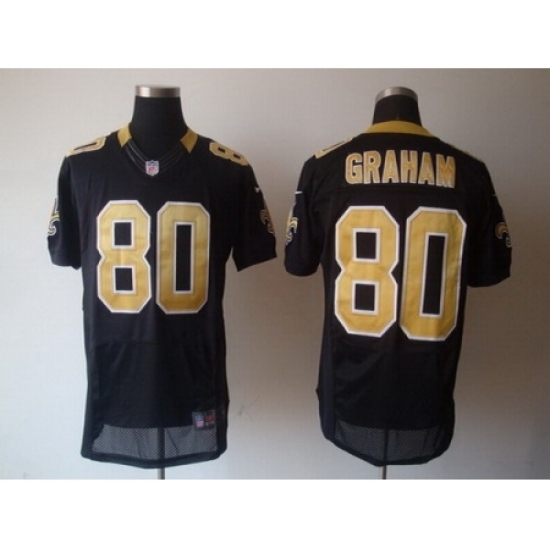 Nike New orleans Saints 80 Jimmy Graham black Elite NFL Jersey Nike New orleans Saints 80 Jimmy Graham black Elite NFL Jersey