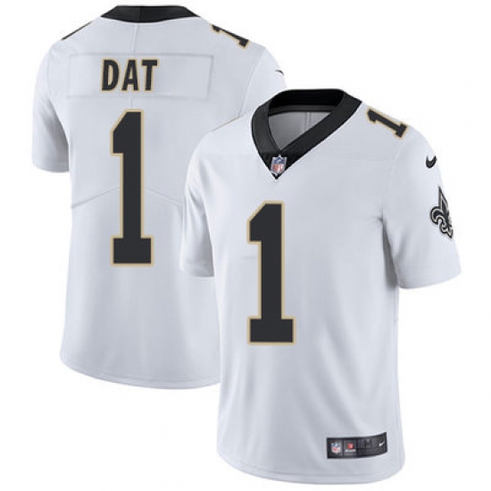 Nike Saints #1 Who Dat White Mens Stitched NFL Vapor Untouchable Limited Jersey Nike Saints #1 Who Dat White Mens Stitched NFL Vapor Untouchable Limited Jersey