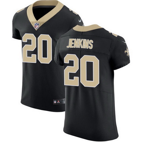 Nike Saints 20 Janoris Jenkins Black Team Color Men Stitched NFL Vapor Untouchable Elite Jersey Nike Saints 20 Janoris Jenkins Black Team Color Men Stitched NFL Vapor Untouchable Elite Jersey