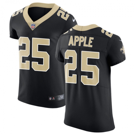 Nike Saints #25 Eli Apple Black Team Color Men Stitched NFL Vapor Untouchable Elite Jersey Nike Saints #25 Eli Apple Black Team Color Men Stitched NFL Vapor Untouchable Elite Jersey
