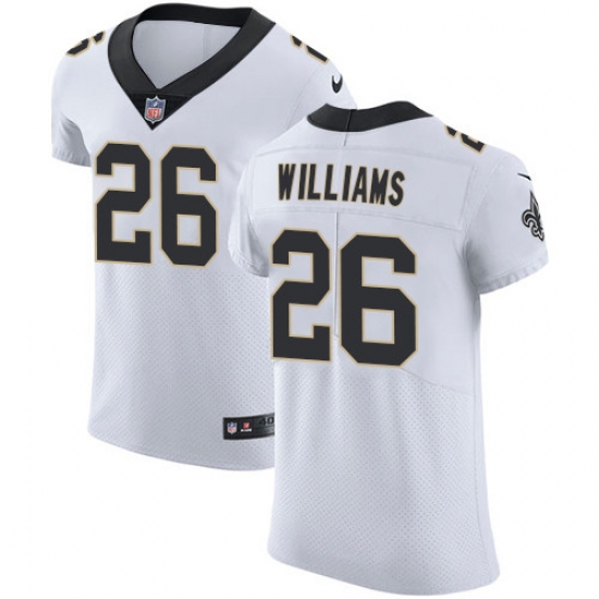 Nike Saints #26 P J Williams White Men Stitched NFL Vapor Untouchable Elite Jersey Nike Saints #26 P J Williams White Men Stitched NFL Vapor Untouchable Elite Jersey