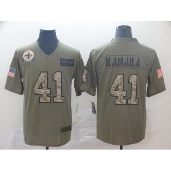 Nike Saints 41 Alvin Kamara Olive Camo Salute To Service Limited Jersey Nike Saints 41 Alvin Kamara Olive Camo Salute To Service Limited Jersey