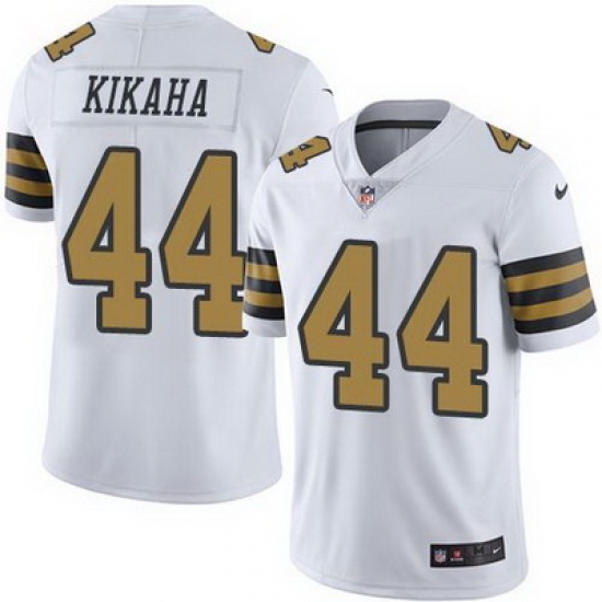 Nike Saints #44 Hau 27oli Kikaha White Mens Stitched NFL Limited Rush Jersey Nike Saints #44 Hau 27oli Kikaha White Mens Stitched NFL Limited Rush Jersey