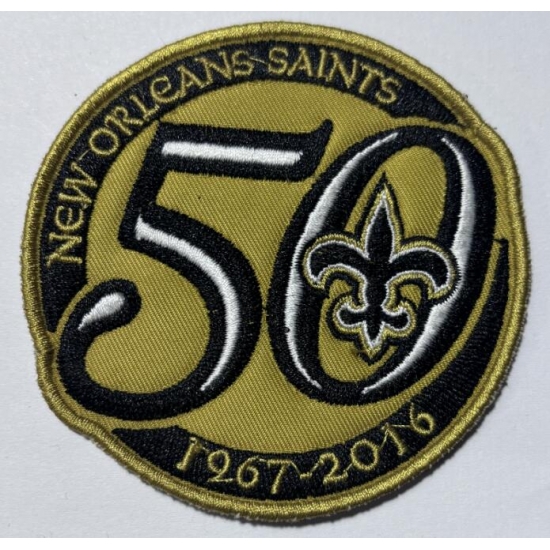 Saints 50 Anniversary Patch Biaog Saints 50 Anniversary Patch Biaog