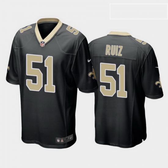 men cesar ruiz new orleans saints black game jersey men cesar ruiz new orleans saints black game jersey