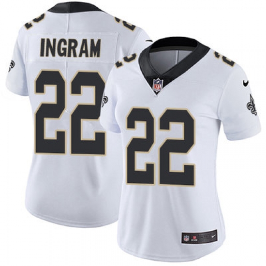 Nike Saints #22 Mark Ingram White Womens Stitched NFL Vapor Untouchable Limited Jersey Nike Saints #22 Mark Ingram White Womens Stitched NFL Vapor Untouchable Limited Jersey