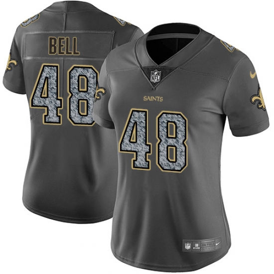Nike Saints #48 Vonn Bell Gray Static Womens NFL Vapor Untouchable Game Jersey Nike Saints #48 Vonn Bell Gray Static Womens NFL Vapor Untouchable Game Jersey