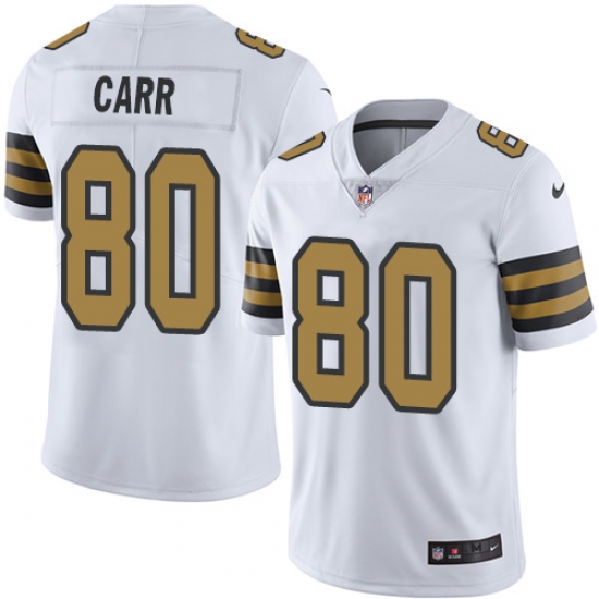 Limited Nike White Youth Austin Carr Jersey NFL 80 New Orleans Saints Rush Vapor Untouchable Limited Nike White Youth Austin Carr Jersey NFL 80 New Orleans Saints Rush Vapor Untouchable