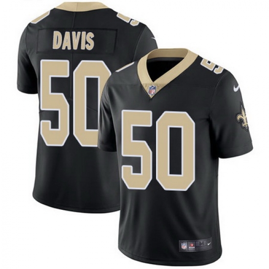 Nike Saints #50 DeMario Davis Black Team Color Youth Stitched NFL Vapor Untouchable Limited Jersey Nike Saints #50 DeMario Davis Black Team Color Youth Stitched NFL Vapor Untouchable Limited Jersey