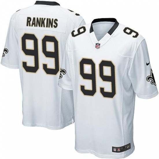 Nike Saints #99 Sheldon Rankins White Youth Stitched NFL Elite Jersey Nike Saints #99 Sheldon Rankins White Youth Stitched NFL Elite Jersey
