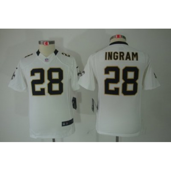 Nike Youth New Orleans Saints #28 Ingram White Limited Jerseys Nike Youth New Orleans Saints #28 Ingram White Limited Jerseys