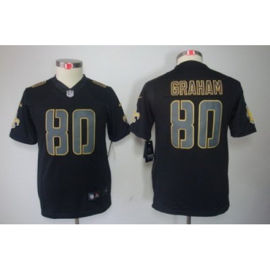 Nike Youth New Orleans Saints #80 Jimmy Graham Black Impact Limited Jerseys Nike Youth New Orleans Saints #80 Jimmy Graham Black Impact Limited Jerseys