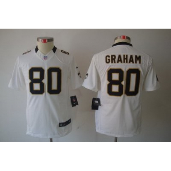 Nike Youth New Orleans Saints #80 Jimmy Graham White Limited Jerseys Nike Youth New Orleans Saints #80 Jimmy Graham White Limited Jerseys