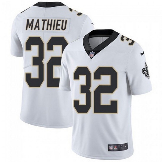 Youth New Orleans Saints 32 Tyrann Mathieu White Vapor Untouchable Limited Stitched Jersey Youth New Orleans Saints 32 Tyrann Mathieu White Vapor Untouchable Limited Stitched Jersey