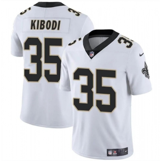 Youth New Orleans Saints 35 Jacob Kibodi White Vapor Limited Stitched Football Jersey Youth New Orleans Saints 35 Jacob Kibodi White Vapor Limited Stitched Football Jersey