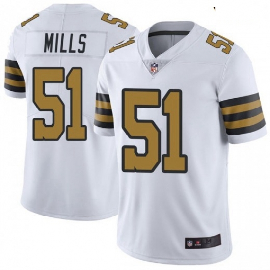 Youth New Orleans Saints 51 Sam Mills Color Rush Limited Jersey Youth New Orleans Saints 51 Sam Mills Color Rush Limited Jersey