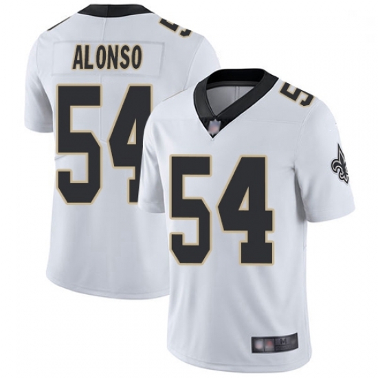 Youth New Orleans Saints 54 Kiko Alonso White Vapor Untouchable Limited Jersey Youth New Orleans Saints 54 Kiko Alonso White Vapor Untouchable Limited Jersey