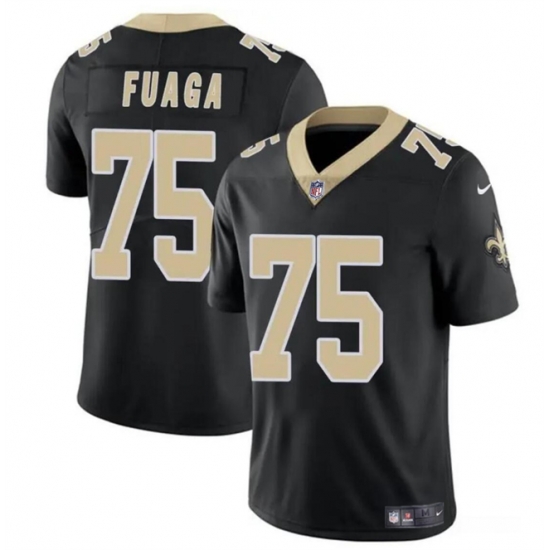 Youth New Orleans Saints 75 Taliese Fuaga Black 2024 Draft2024 Draft Vapor Limited Stitched Football Jersey Youth New Orleans Saints 75 Taliese Fuaga Black 2024 Draft2024 Draft Vapor Limited Stitched Football Jersey