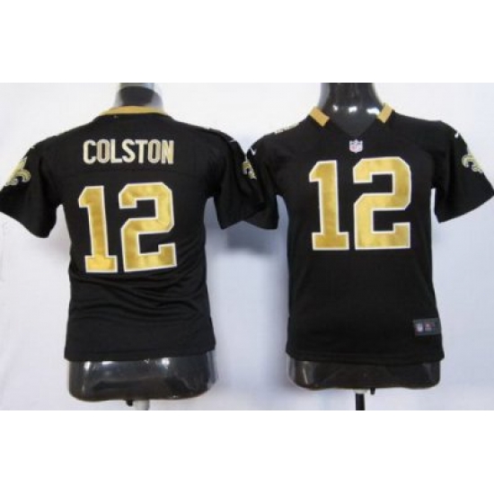 Youth Nike New Orleans Saints #12 Marques Colston Black Nike NFL Jerseys Youth Nike New Orleans Saints #12 Marques Colston Black Nike NFL Jerseys