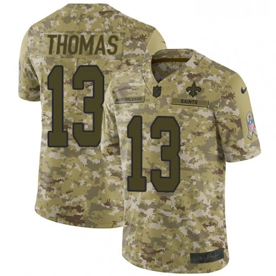 Youth Nike New Orleans Saints 13 Michael Thomas Limited Camo 2018 Salute to Service NFL Jersey Youth Nike New Orleans Saints 13 Michael Thomas Limited Camo 2018 Salute to Service NFL Jersey