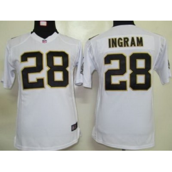 Youth Nike New Orleans Saints 28 Mark Ingram White Nike NFL Jerseys Youth Nike New Orleans Saints 28 Mark Ingram White Nike NFL Jerseys