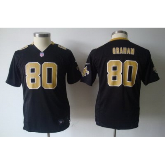 Youth Nike New Orleans Saints #80 Jimmy Graham Black Jerseys Youth Nike New Orleans Saints #80 Jimmy Graham Black Jerseys