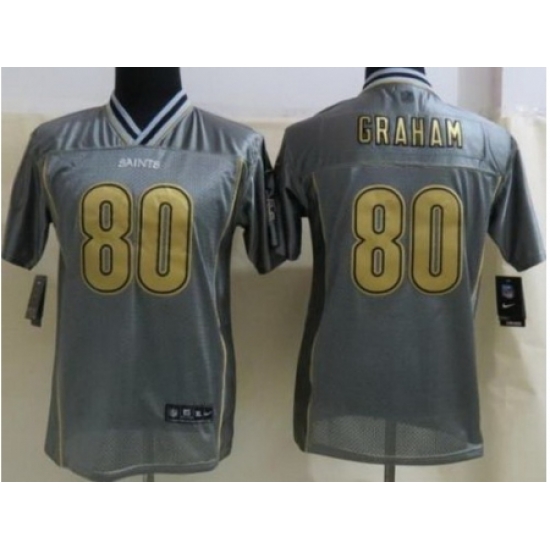 Youth Nike New Orleans Saints 80 Jimmy Graham Grey Jersey(Vapor Elite) Youth Nike New Orleans Saints 80 Jimmy Graham Grey Jersey(Vapor Elite)