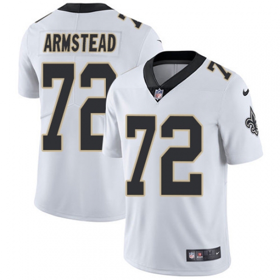 Youth Nike Saints 72 Terron Armstead White Stitched NFL Vapor Untouchable Limited Jersey Youth Nike Saints 72 Terron Armstead White Stitched NFL Vapor Untouchable Limited Jersey