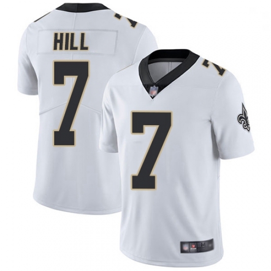 Youth Saints 7 Taysom Hill White Stitched Football Vapor Untouchable Limited Jersey Youth Saints 7 Taysom Hill White Stitched Football Vapor Untouchable Limited Jersey