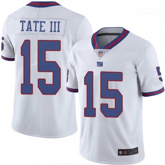 Giants 15 Golden Tate III White Men Stitched Football Limited Rush Jersey Giants 15 Golden Tate III White Men Stitched Football Limited Rush Jersey